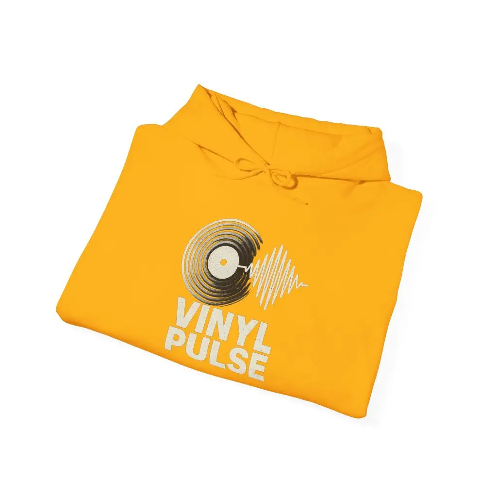 Vinyl Pulse – Deep Hood (Unisex Hoodie) - Image 7
