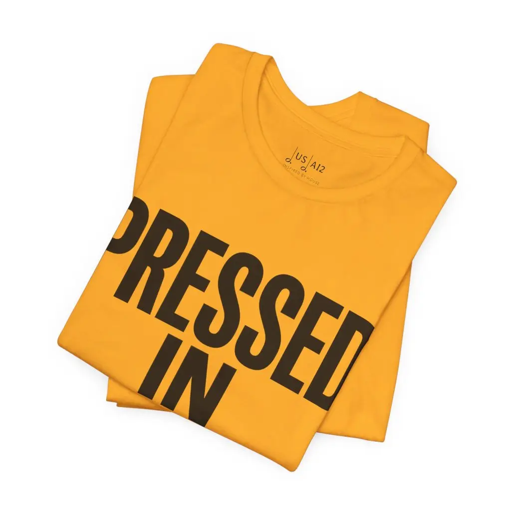 Pressed In Time. – Crew Cut (Unisex Jersey Tee) - Image 2