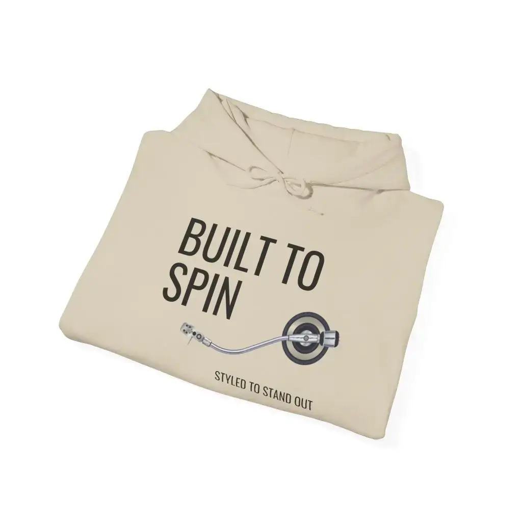Built to Spin – Deep Hood (Unisex Hoodie) - Image 11