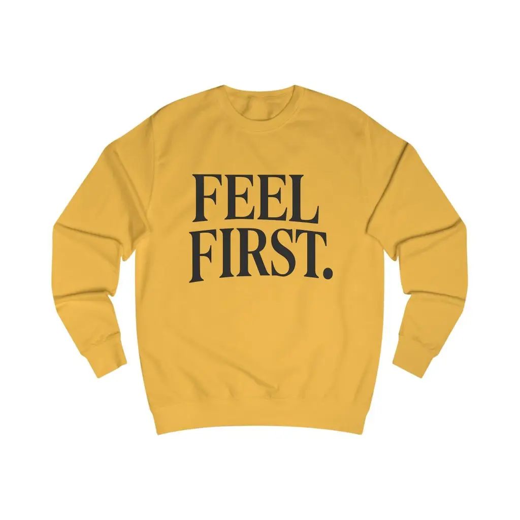Feel First. – Layered Vibes (Unisex Sweatshirt) - Image 3