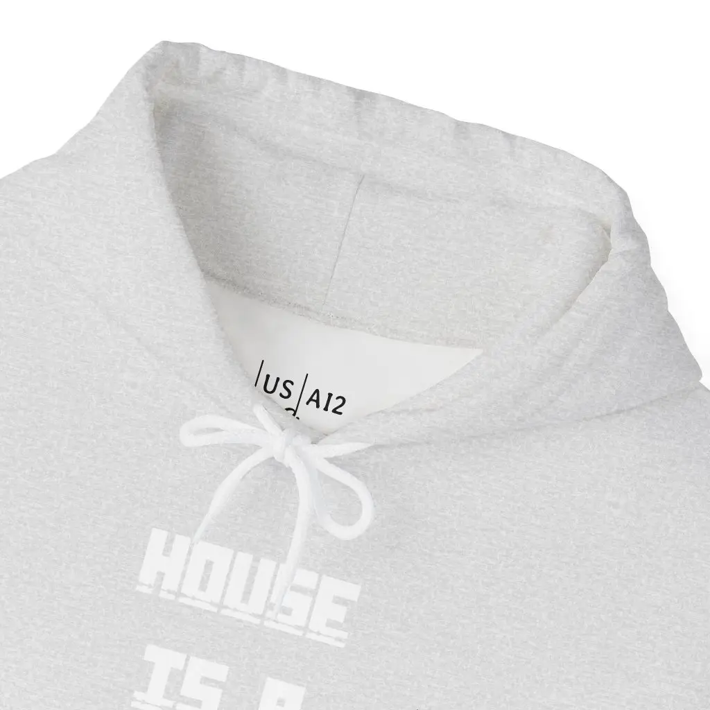 House Is A Feeling– Deep Hood (Unisex Hoodie) - Image 3