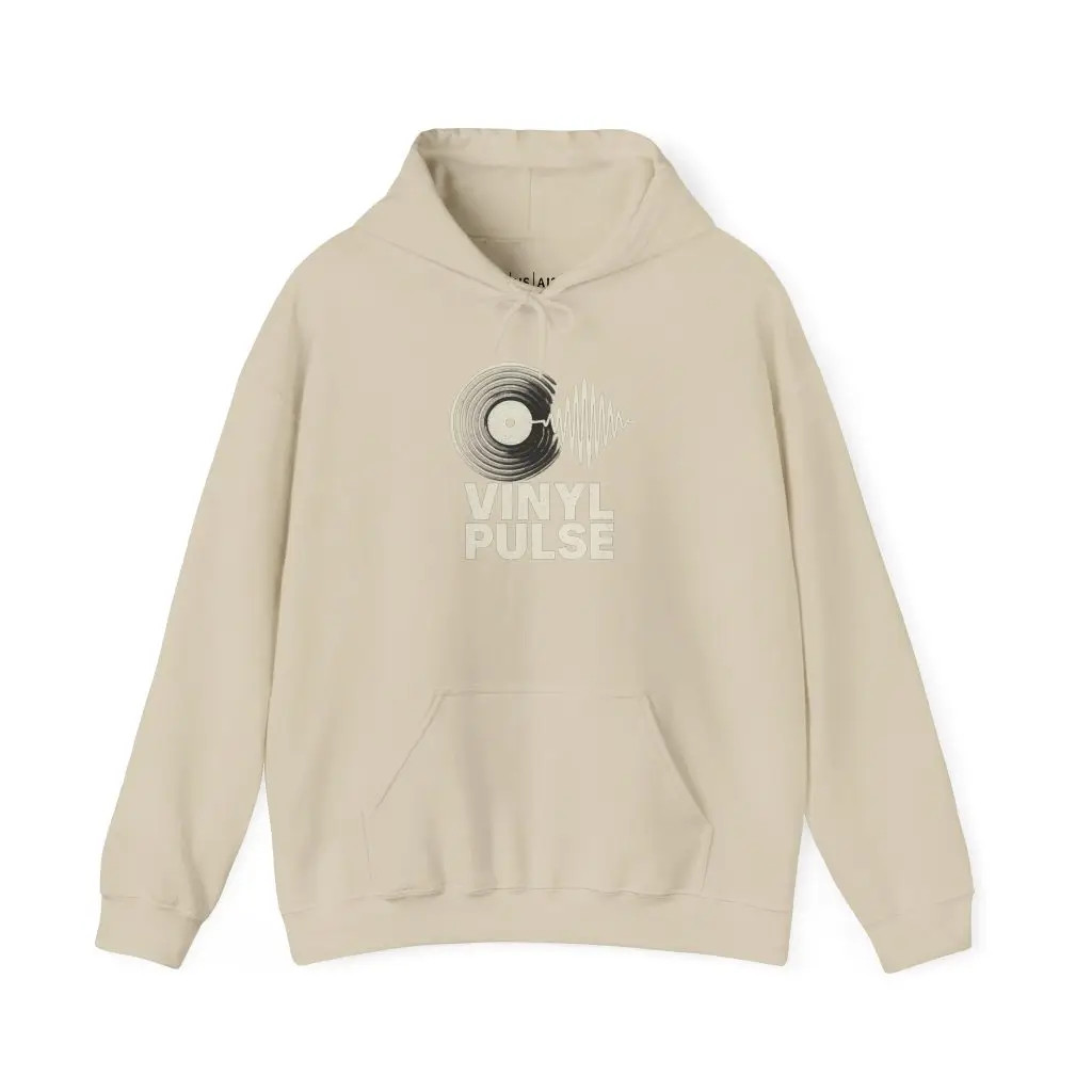 Vinyl Pulse – Deep Hood (Unisex Hoodie) - Image 3