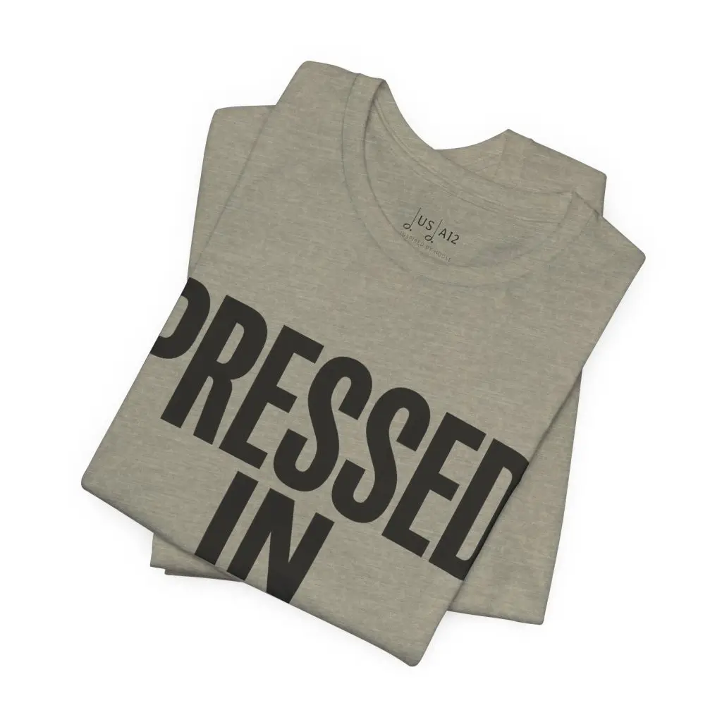 Pressed In Time. – Crew Cut (Unisex Jersey Tee) - Image 8
