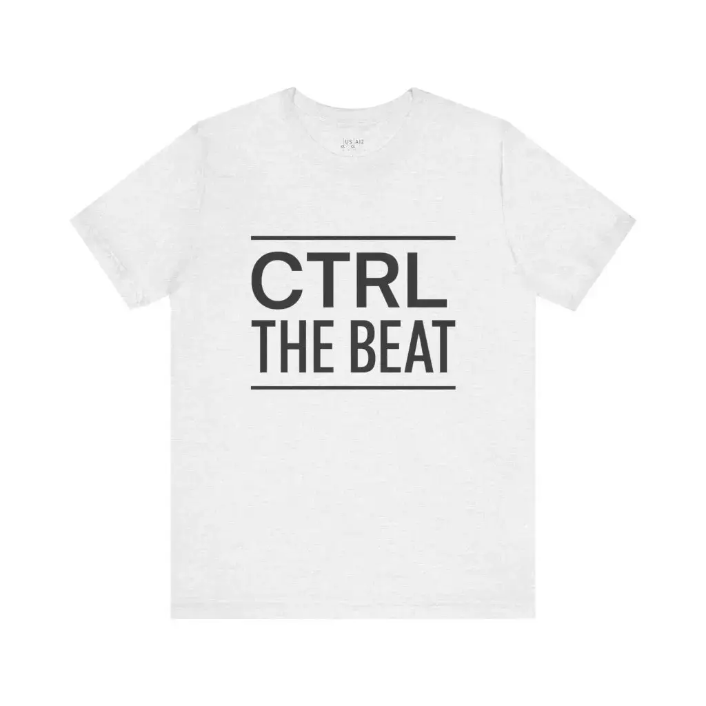 CTRL THE BEAT – Crew Cut (Unisex Jersey Tee) - Image 4