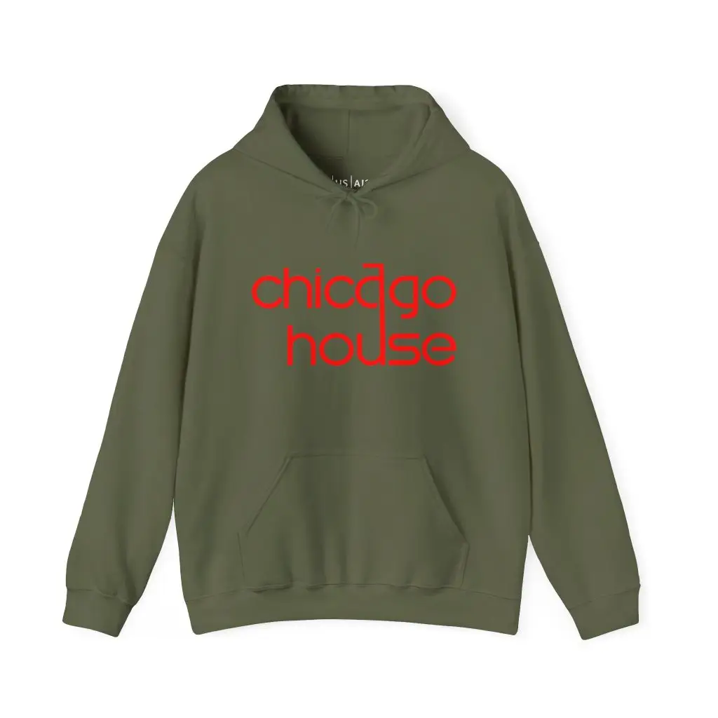 Chicago House – Deep Hood (Unisex Hoodie) - Image 10