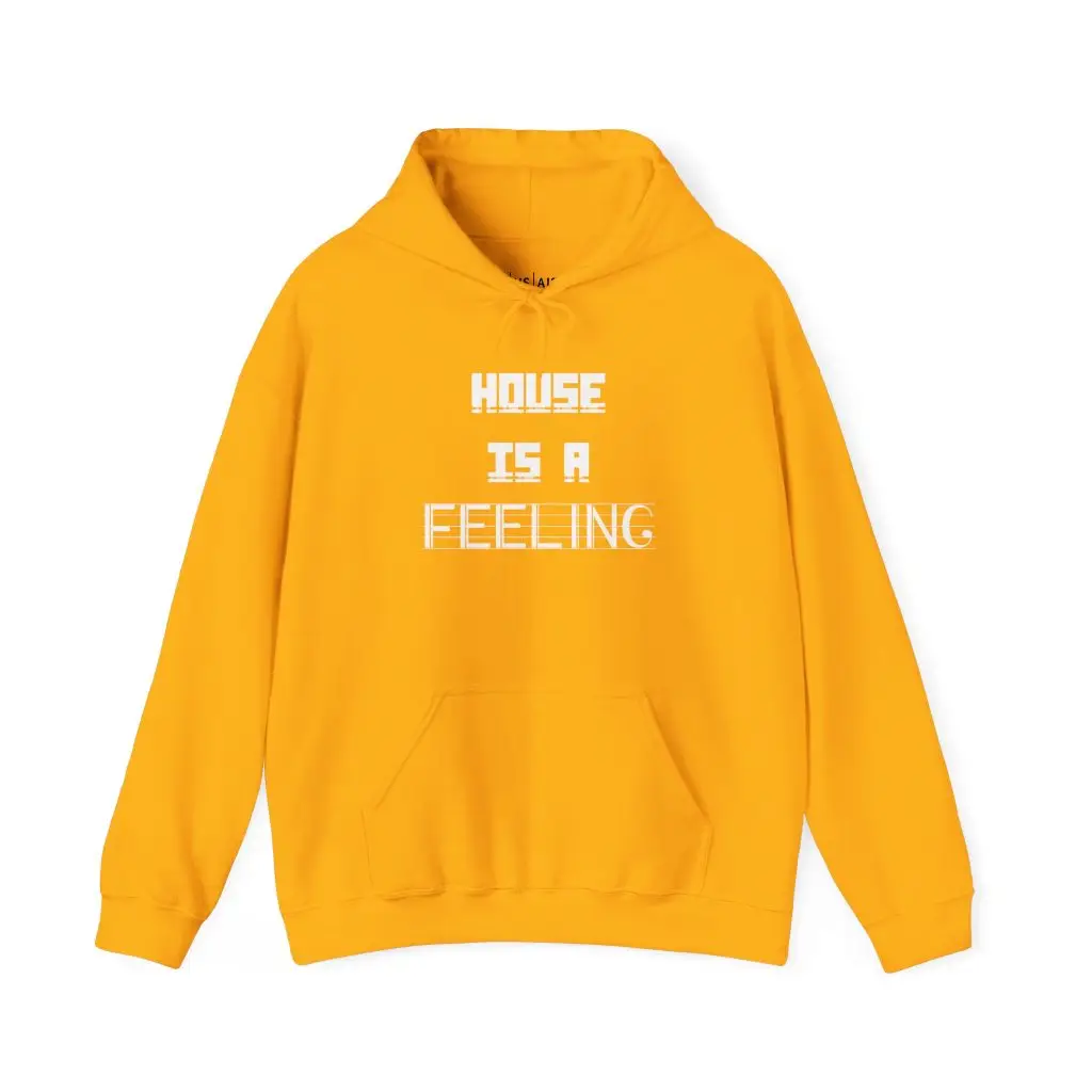 House Is A Feeling– Deep Hood (Unisex Hoodie) - Image 7