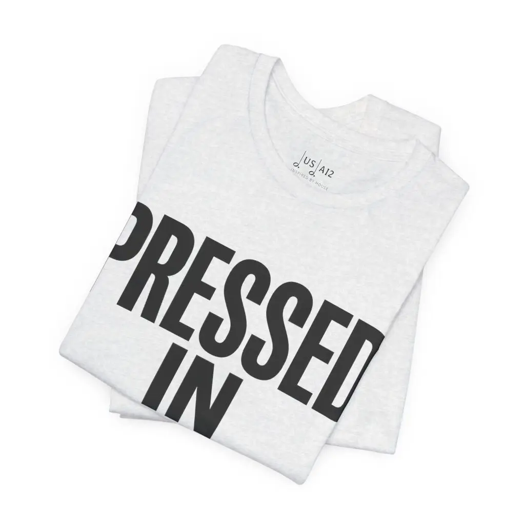 Pressed In Time. – Crew Cut (Unisex Jersey Tee) - Image 5