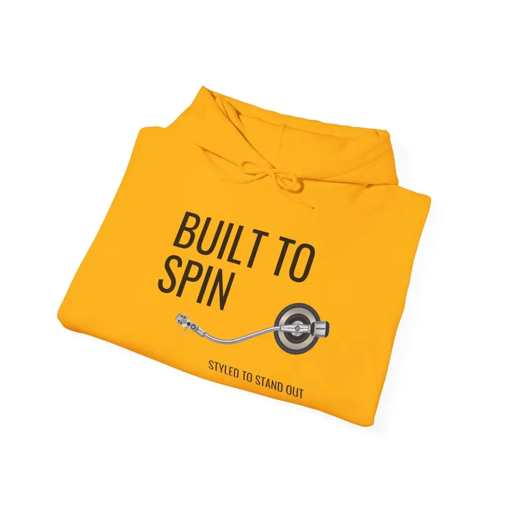 Built to Spin – Deep Hood (Unisex Hoodie) - Image 5