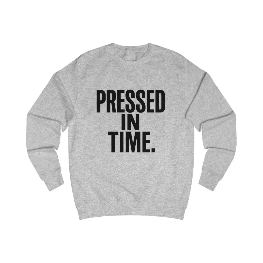 Pressed In Time. – Layered Vibe (Unisex Sweatshirt) - Image 2