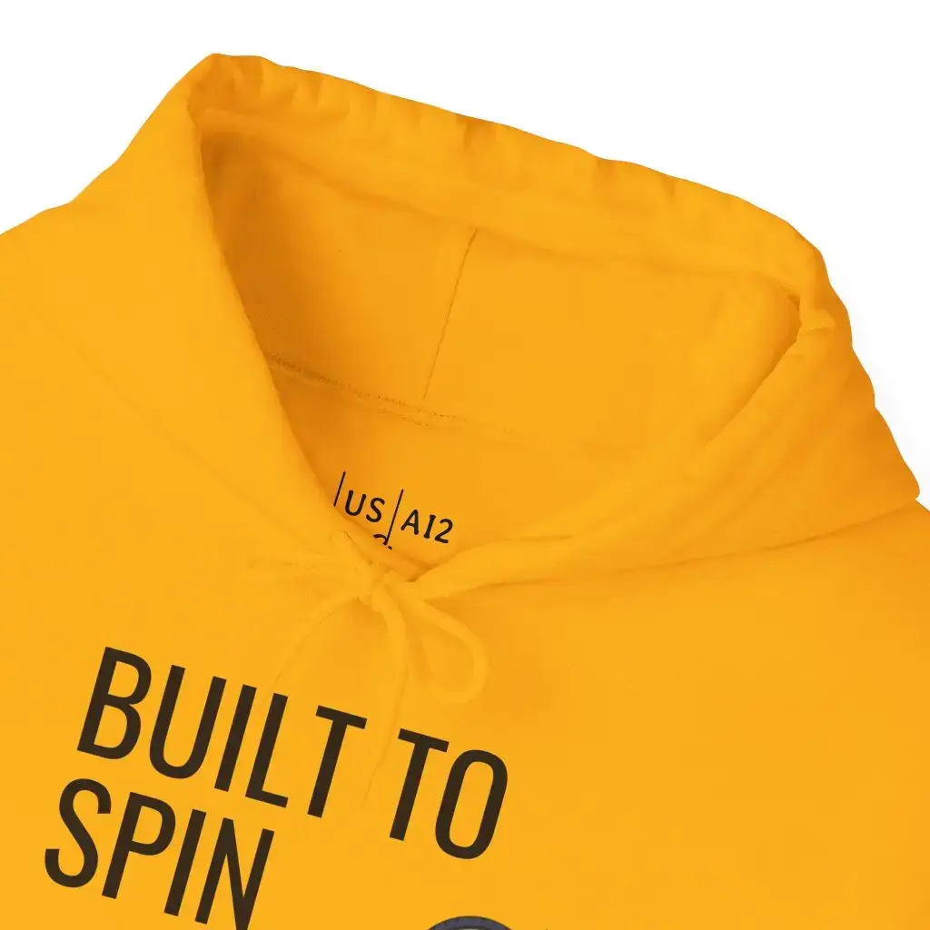 Built to Spin – Deep Hood (Unisex Hoodie) - Image 6