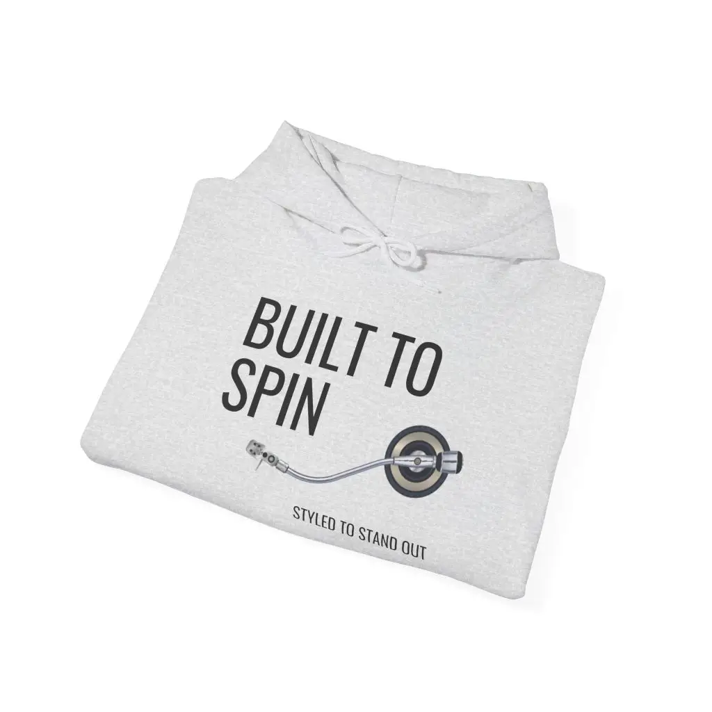 Built to Spin – Deep Hood (Unisex Hoodie) - Image 2