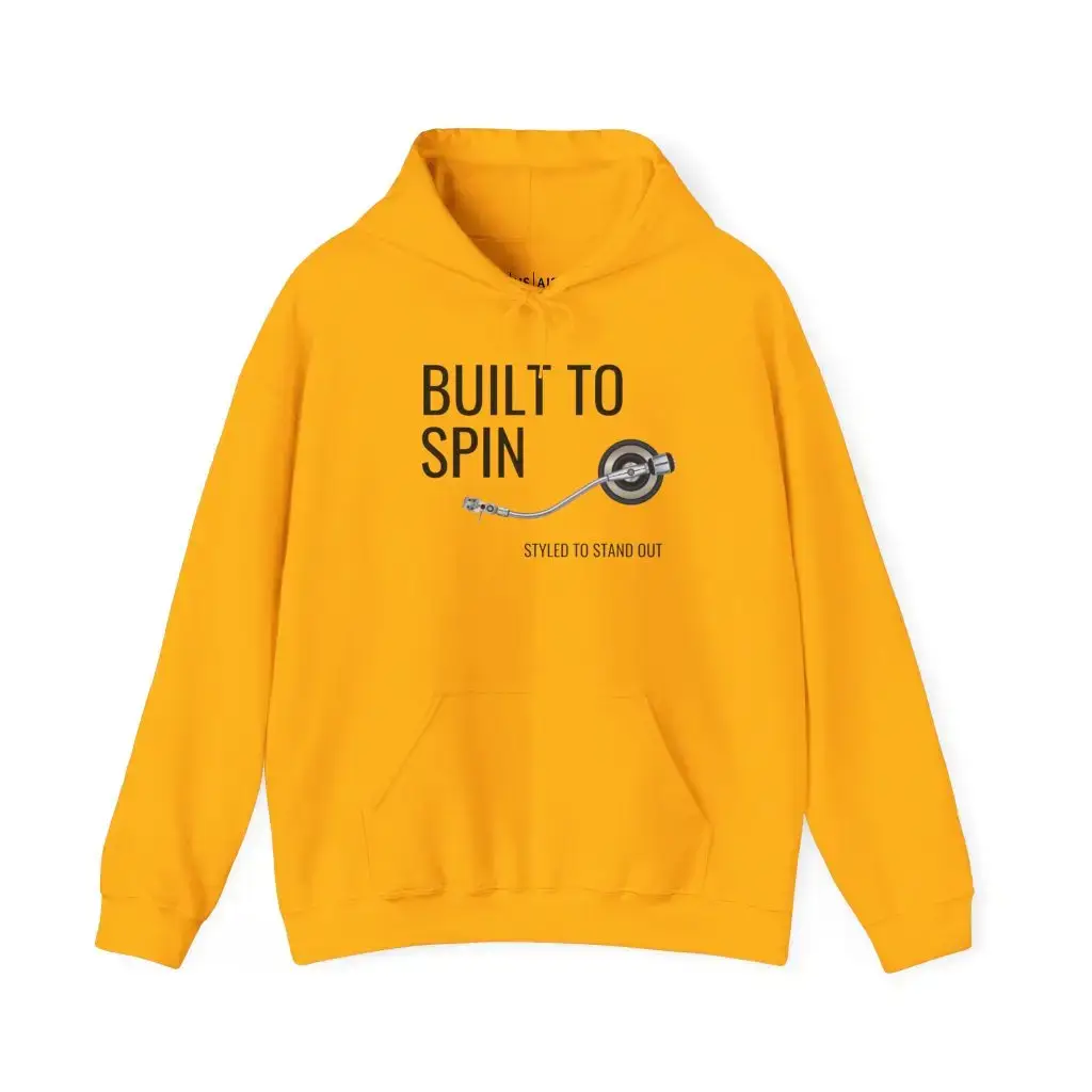 Built to Spin – Deep Hood (Unisex Hoodie) - Image 4