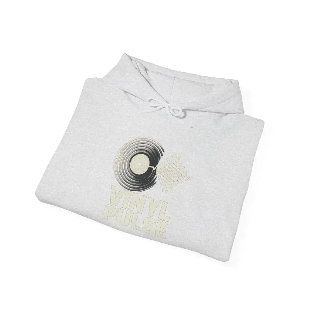 Vinyl Pulse – Deep Hood (Unisex Hoodie) - Image 2