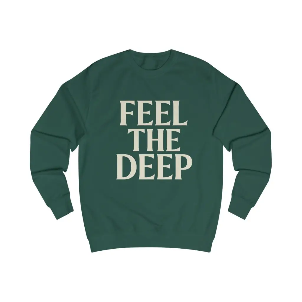 Feel The Deep– Layered Vibes (Unisex Sweatshirt) - Image 4