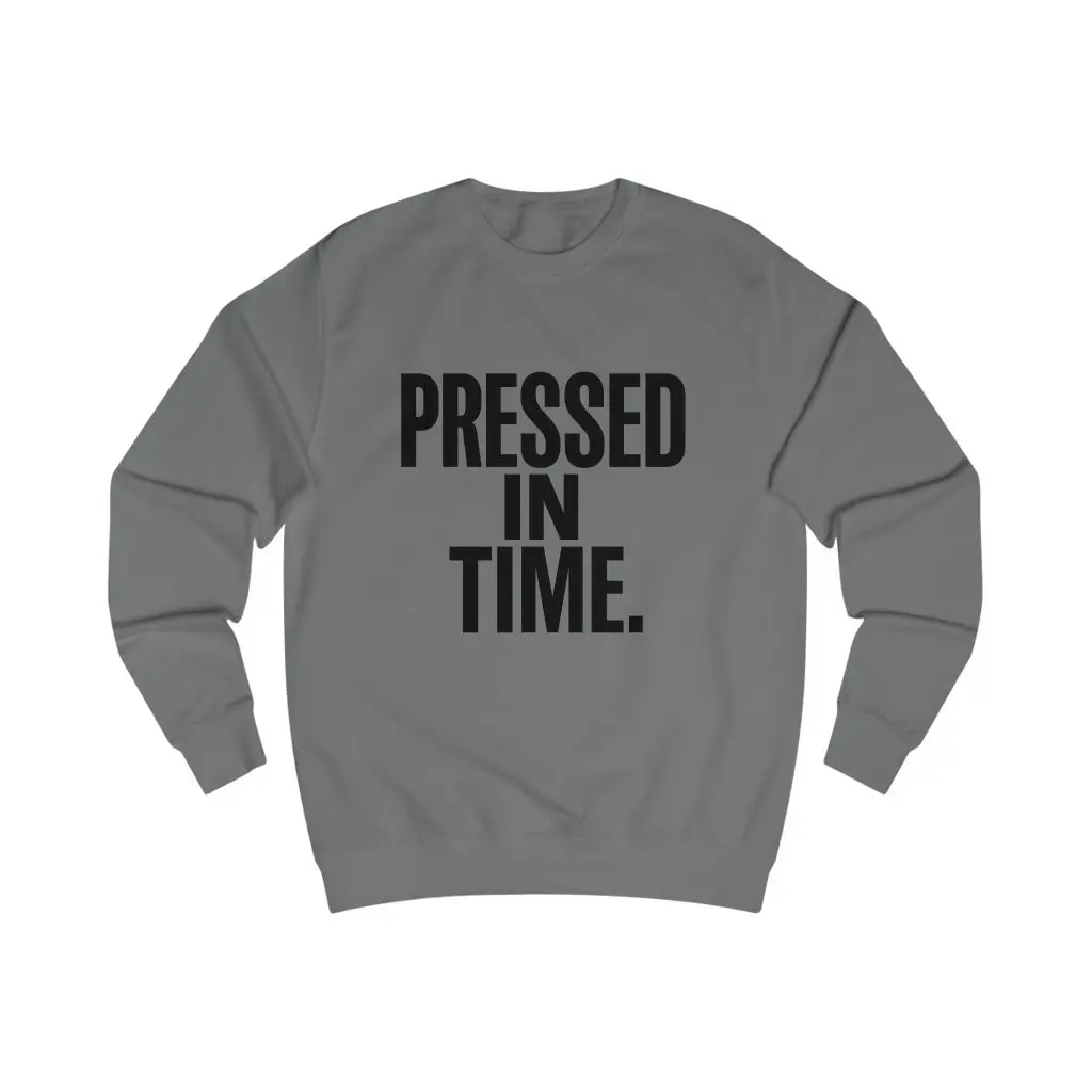 Pressed In Time. – Layered Vibe (Unisex Sweatshirt)