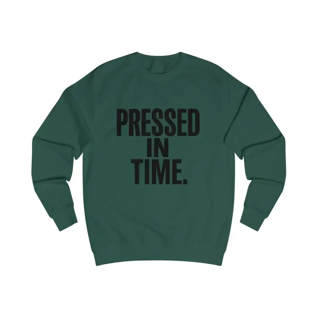 Pressed In Time. – Layered Vibe (Unisex Sweatshirt) - Image 4
