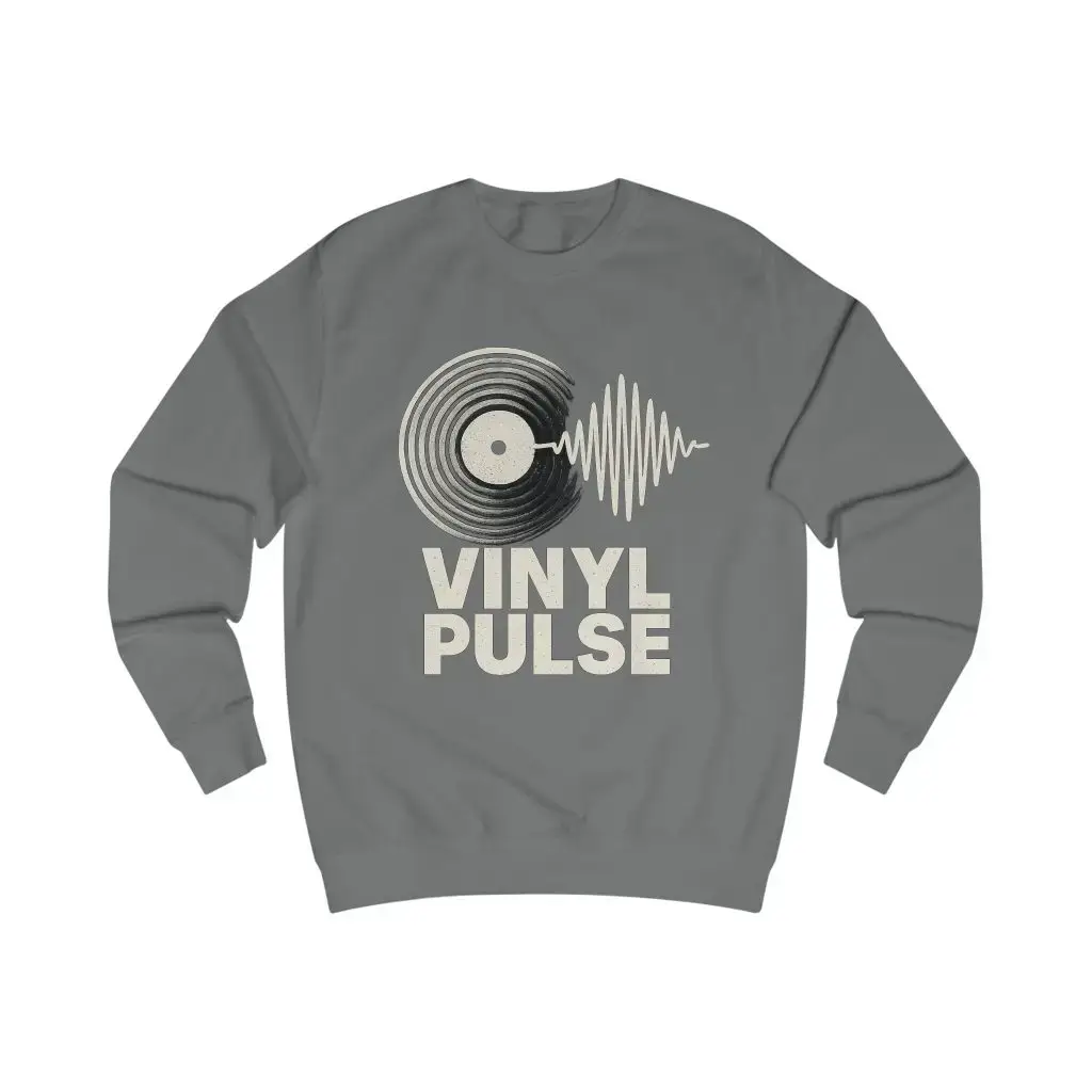 Vinyl Pulse – Layered Vibes (Unisex Sweatshirt)