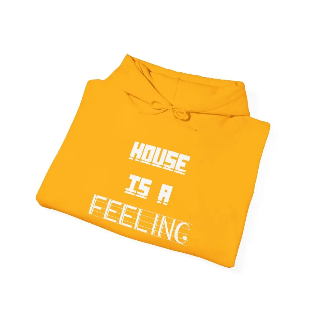 House Is A Feeling– Deep Hood (Unisex Hoodie) - Image 8