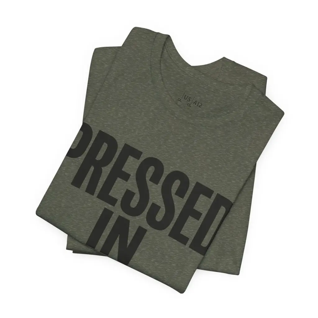 Pressed In Time. – Crew Cut (Unisex Jersey Tee) - Image 11