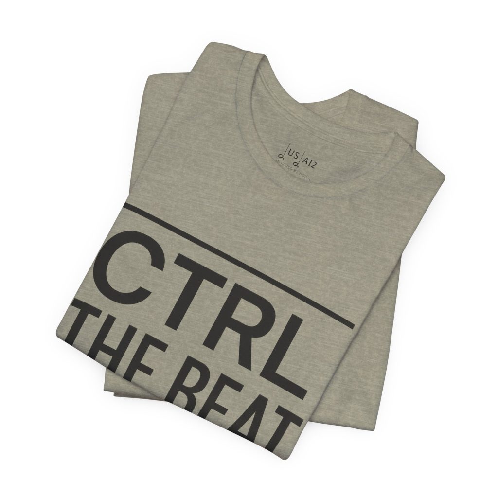 CTRL THE BEAT – Crew Cut (Unisex Jersey Tee) - Image 8
