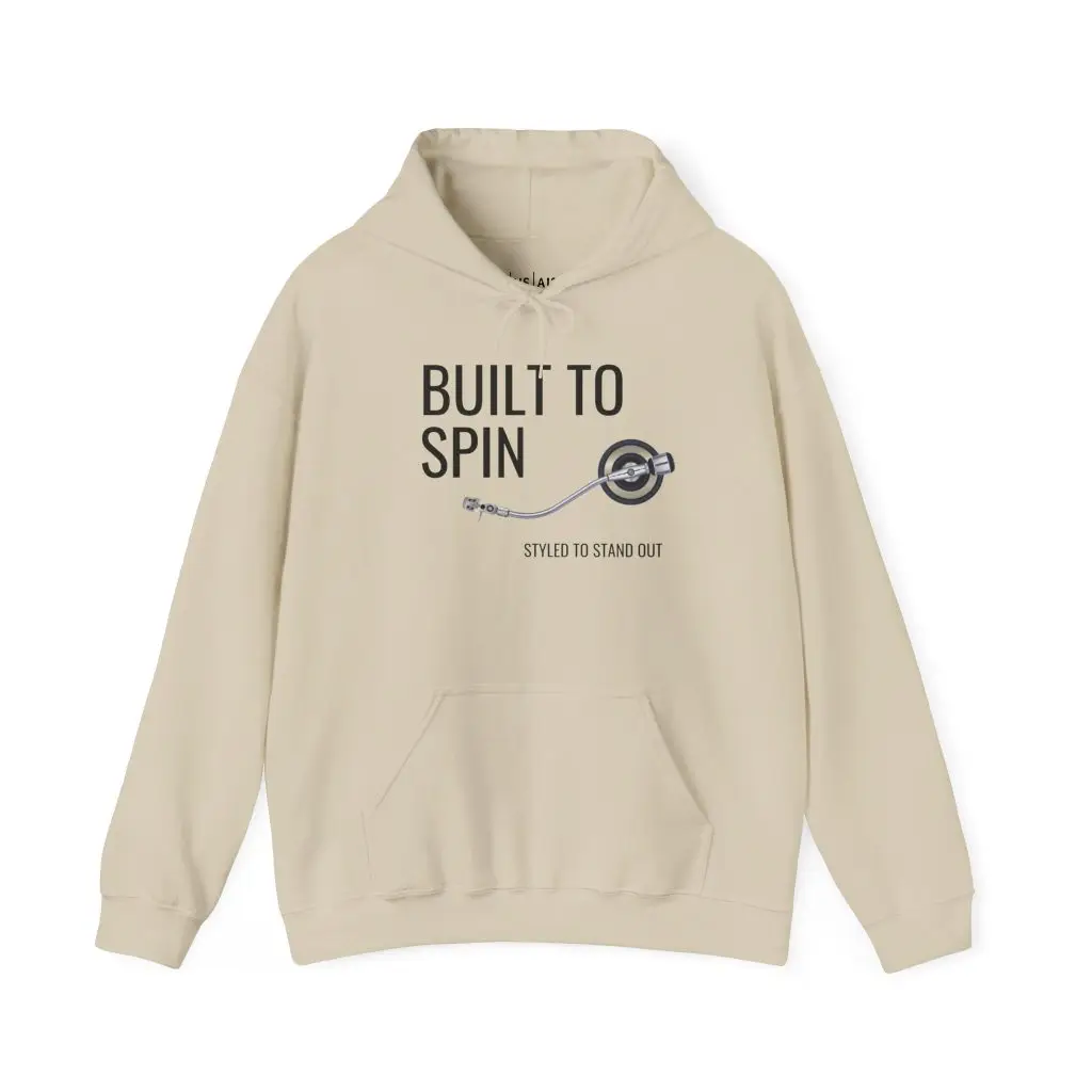 Built to Spin – Deep Hood (Unisex Hoodie) - Image 10