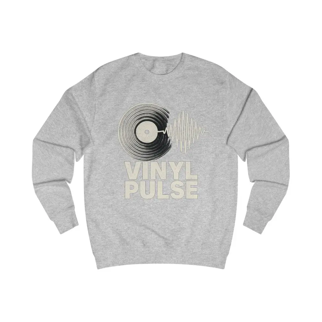Vinyl Pulse – Layered Vibes (Unisex Sweatshirt) - Image 2