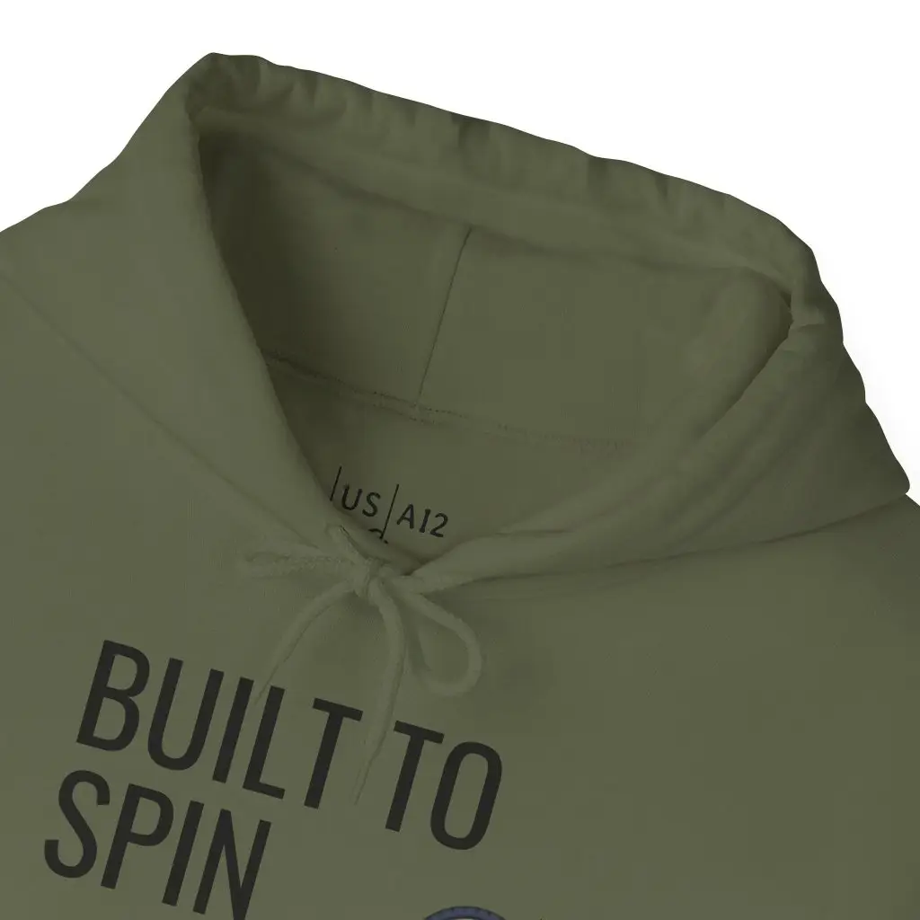 Built to Spin – Deep Hood (Unisex Hoodie) - Image 9