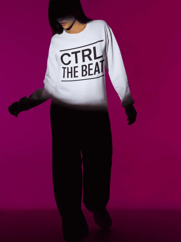 CTRL THE BEAT – Layered Vibe (Unisex Sweatshirt)