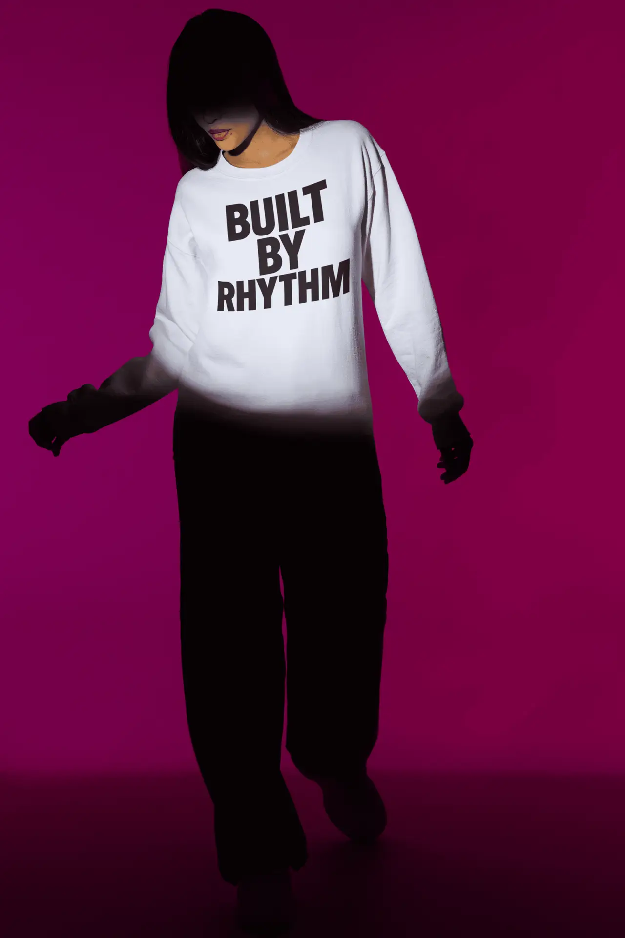 Built By Rhythm – Layered Vibe (Unisex Sweatshirt)